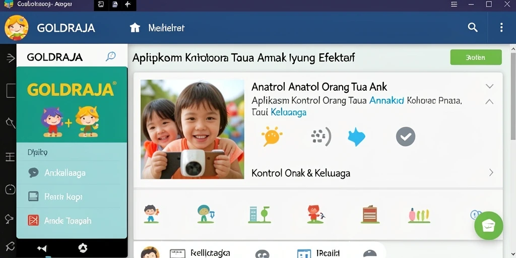 Antarmuka aplikasi GOLDRAJA yang intuitif dan ramah pengguna.